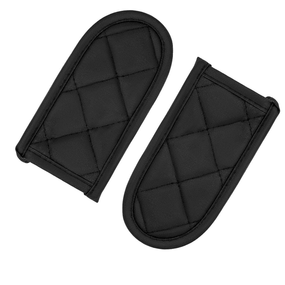 Evoio Cast Iron Skillet Handle Covers, Pan Pot Handle Covers Heat Resistant, Hot Handle Covers, Pan Pot Cast Iron Skillet Handle Holder Sleeves Mitt for Kitchen, BBQ and Baking Cookware (2-Pack Black)