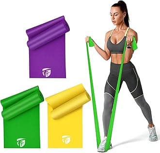 FirstFit Resistance Loop Bands | Elastic Exercise Band Set | Best Resistant Workout Loops for Booty, Glute, Leg & Thigh Exercising