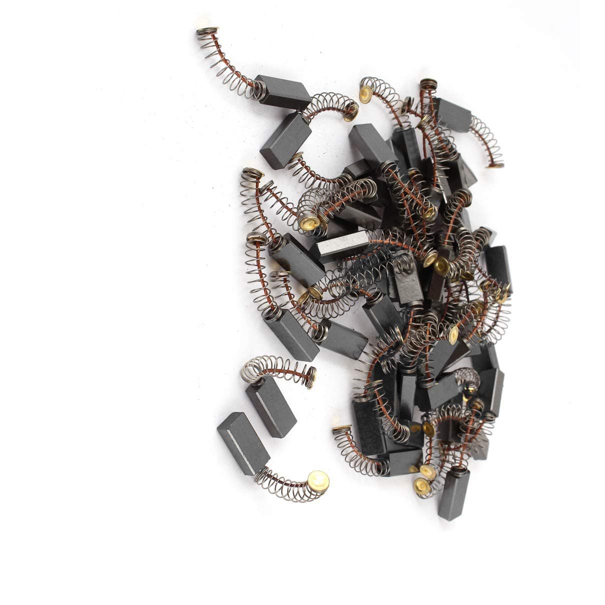 Aexit30 Pcs Mounts & Accessories 17mm x 8mm x 5mm Carbon Brushes for Generic Accessories Electric Motor