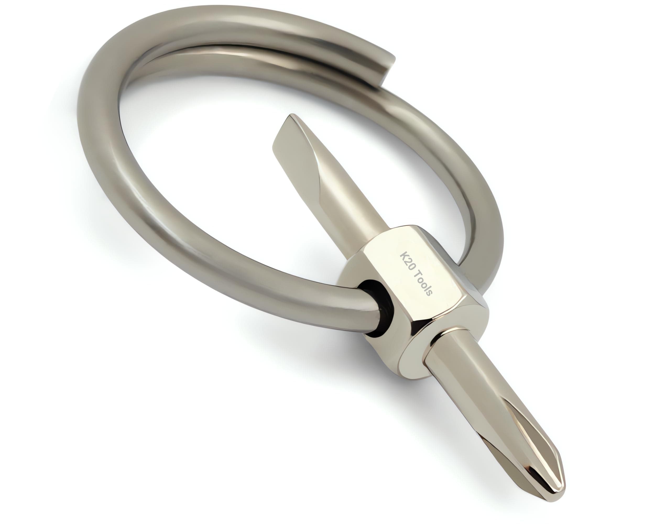 Pocket Screwdriver Bit - Everyday Carry Keychain EDC (Small Tip #1)