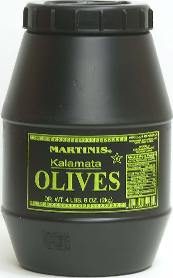 Martinis Select Kalamata Olives Whole- 2 Kilo (4.4 Lbs)