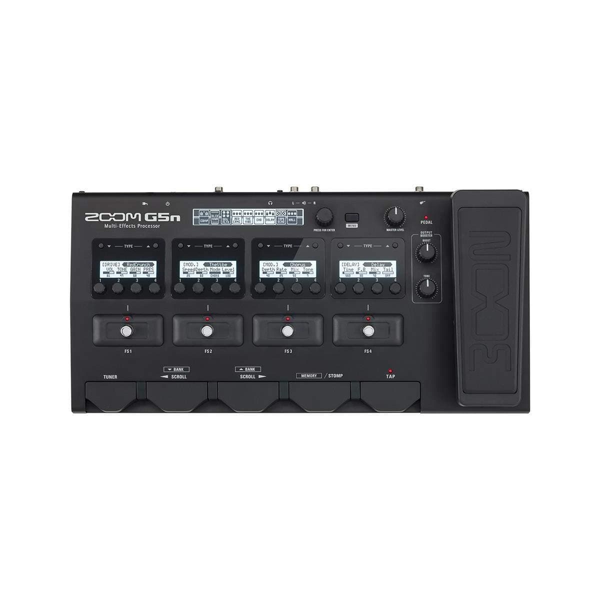 Zoom G5n Guitar Multi-Effects Processor with Expression Pedal, with 100+ Built in Effects, Amp Modeling, Stereo Effects, Looper, Rhythm Section, Tuner, Audio Interface for Direct Recording to Computer