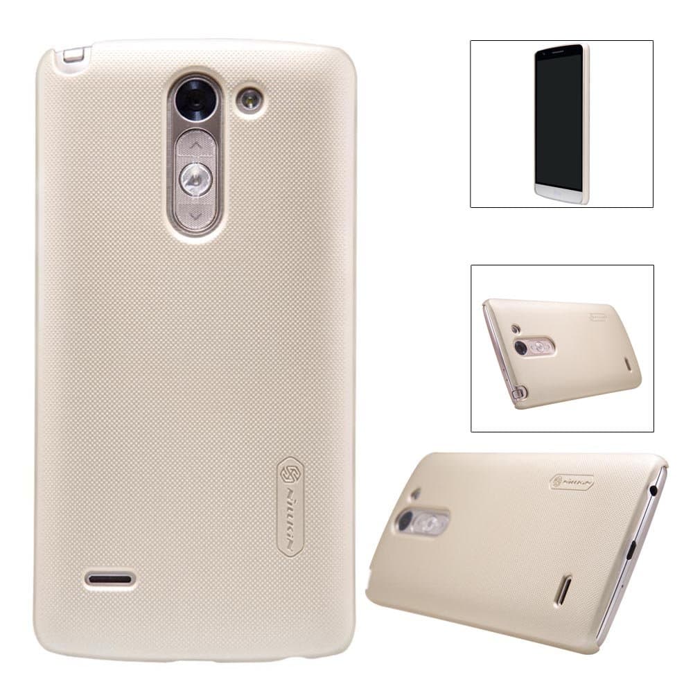 G3 Stylus Shield Case, Monoy Super Frosted Shield Hard Case Cover With Screen Protector Compatible for LG G3 Stylus, D690, D693 (Golden Shield Case)