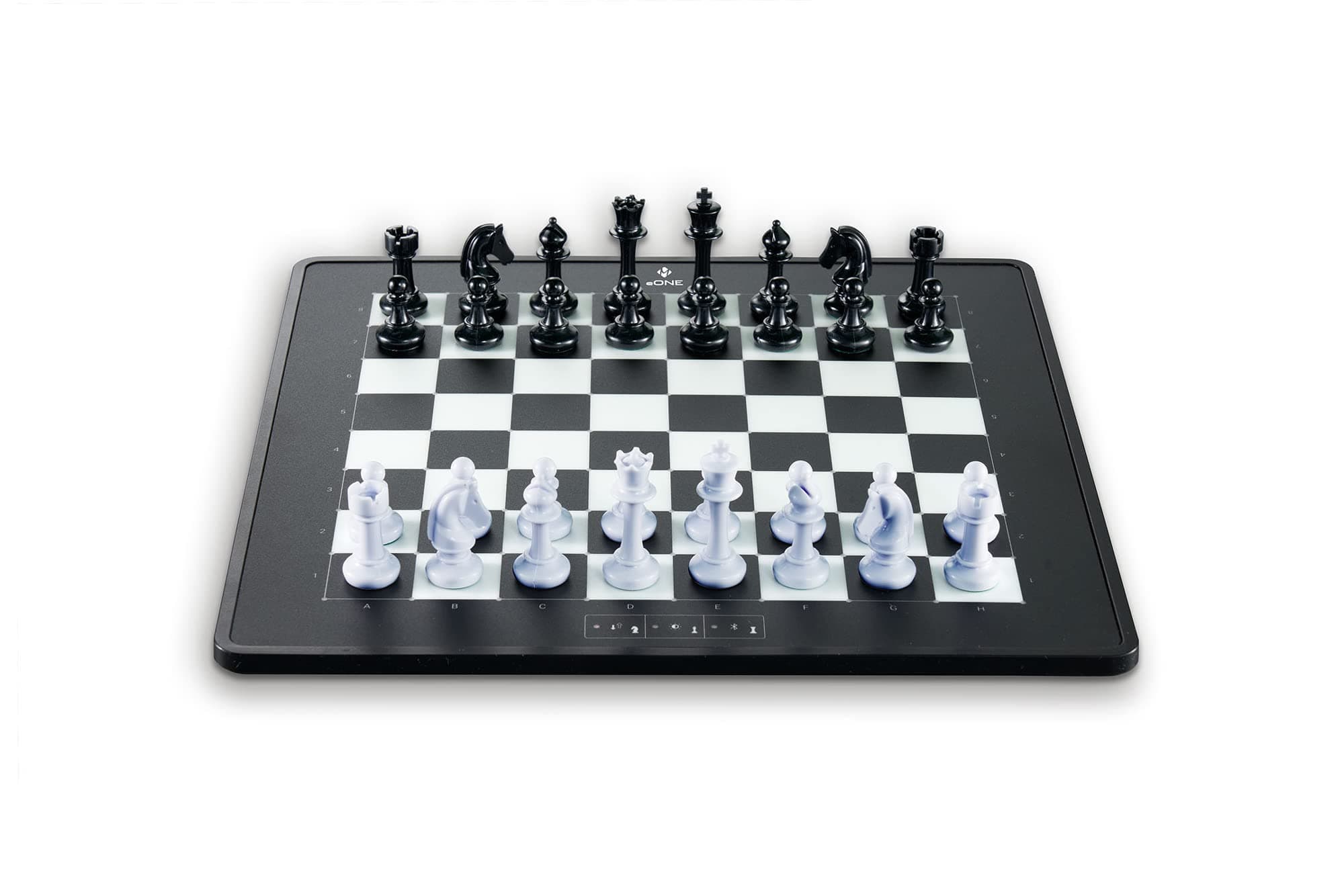 Millennium eONE Electronic Chess Board MIL841 - Play Online. USB and Bluetooth Enabled. Autosensing Pieces. Electronic Sensor Board with Real Pieces.