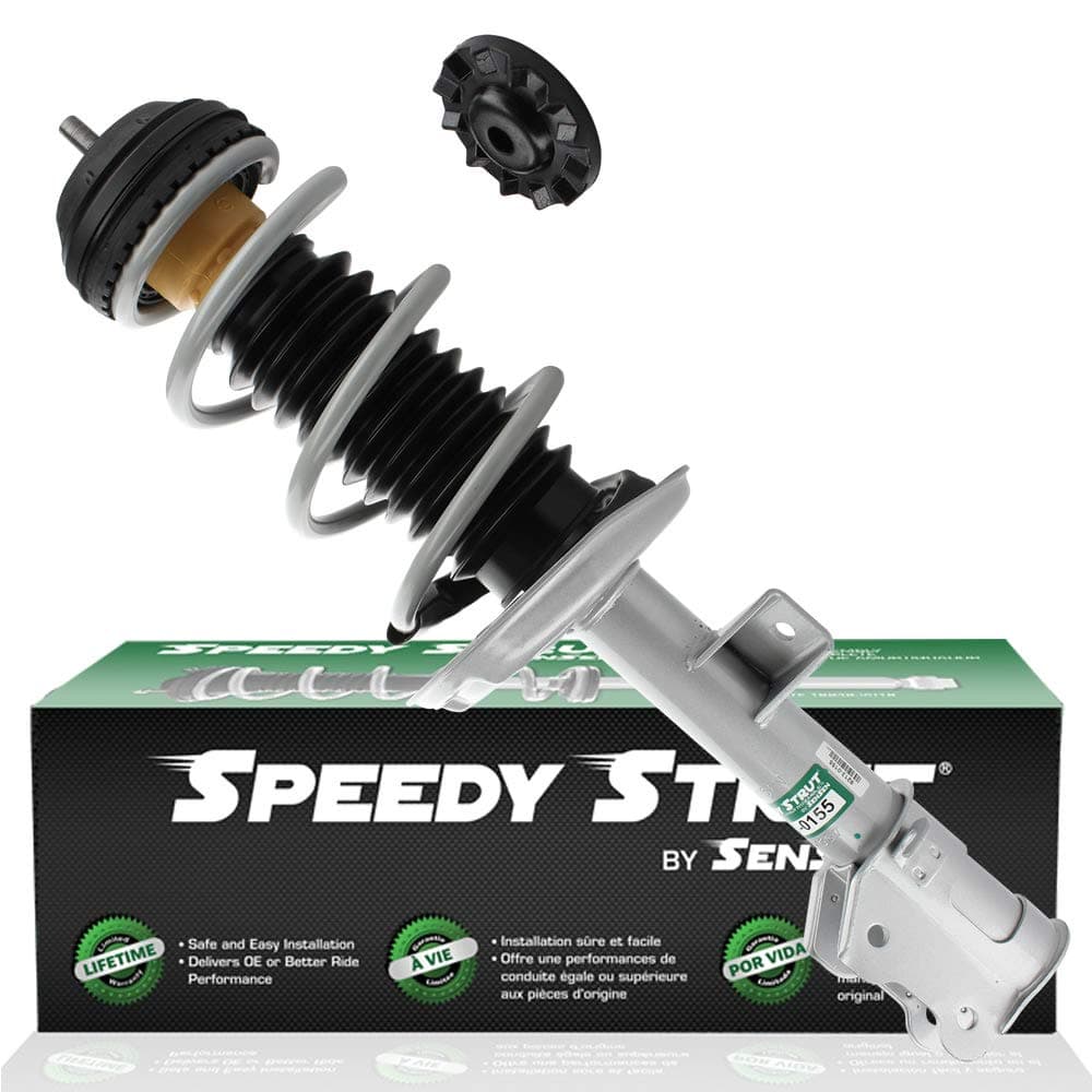SENSEN 9213-0155 Speedy Strut Complete Suspension Strut Assembly, Front Left Position, OE Grade or Better Replacement for 2012-2013 Fiat 500