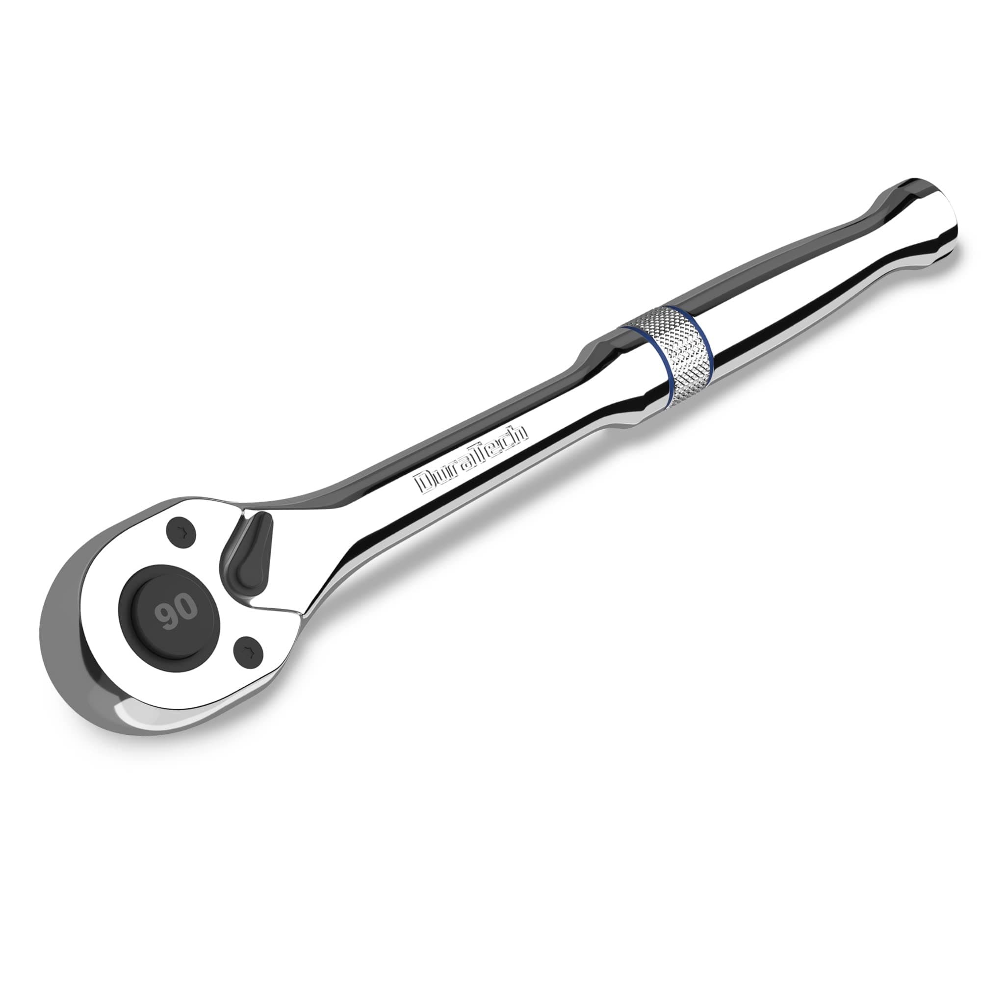 1/4-Inch Drive Ratchet, 90-Tooth Quick-Release Ratchet Wrench, Reversible, Chrome Alloy Made, Full Polished, Gifts For Men Women Dad