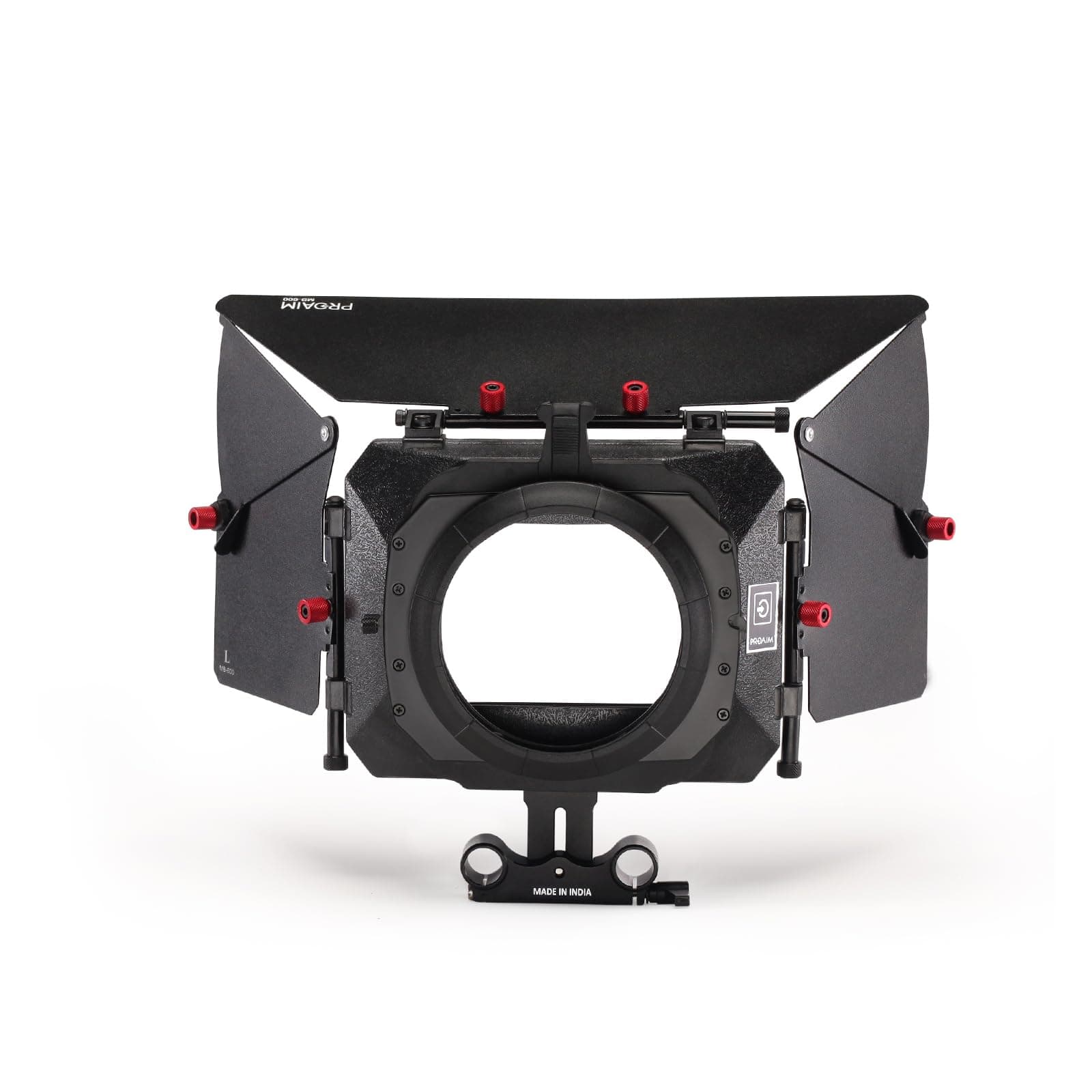 Mattebox Matte Box Cover For Dslr Shoulder Rig Focus 15Mm Rods Camera (P-Mb-600)Red