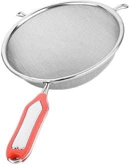 Konquer TimeS Stainless Steel Soup & Juice Strainer/Liquid Filter Size- 16.5 Cm X 33.5 Cm X 7.7 Cm - (17 CM)