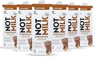NotMilk Chocolate Plant-Based Milk Alternative, 33.8 Fl Oz (Pack of 6) - Shelf-Stable, Lactose-free, Vegan, Non-GMO