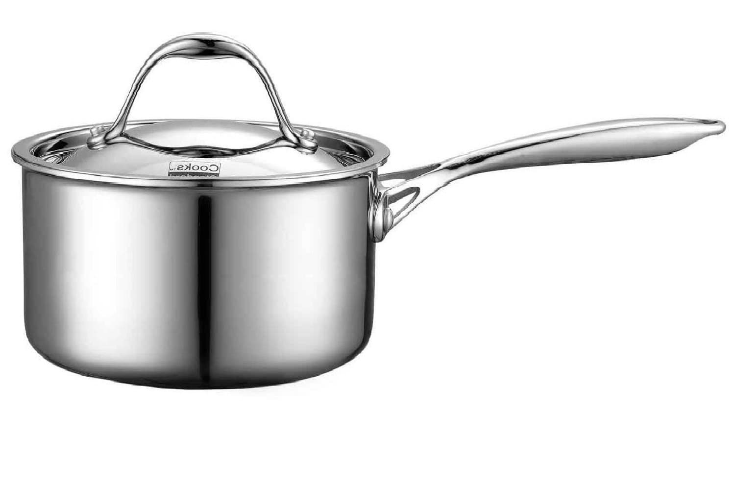 Multi-Ply Clad Saucepan, 1.5 Quarts, Silver