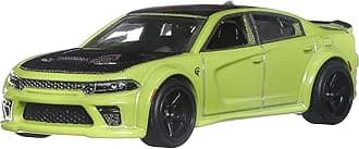 Premium Car Culture American Scene Toy Vehicles, 5-Pack of 1:64 Scale American-Made Models, Real Riders Tires, Metal/Metal Body & Chassis