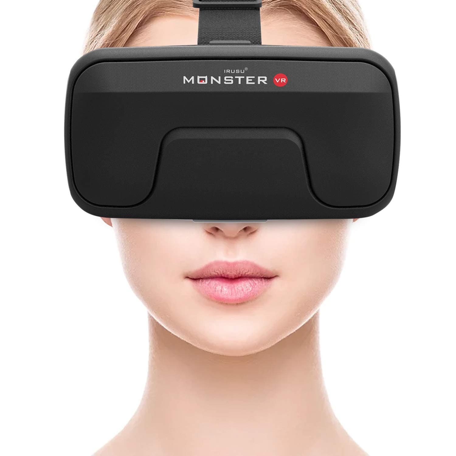 Monster VR Headset - Virtual Reality Headset with inbuilt Touch Button for Mobiles for VR Gaming | Learning | Virtual Experience.
