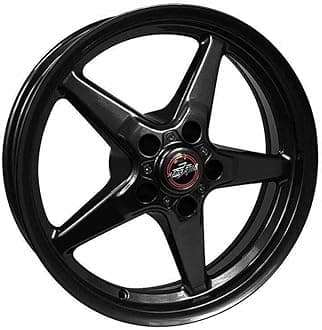92 Drag Star Bracket Racer 18x5 5x4.50BC 2.00BS Gloss Black Wheel (92-850145B)