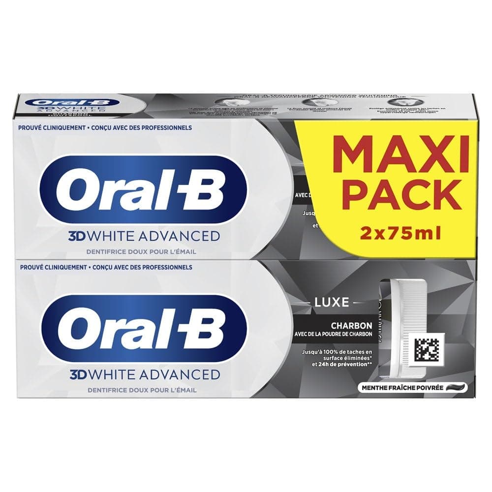Oral-B 3D White Whitening Therapy Intense Cleansing Toothpaste 2 x 75 ml
