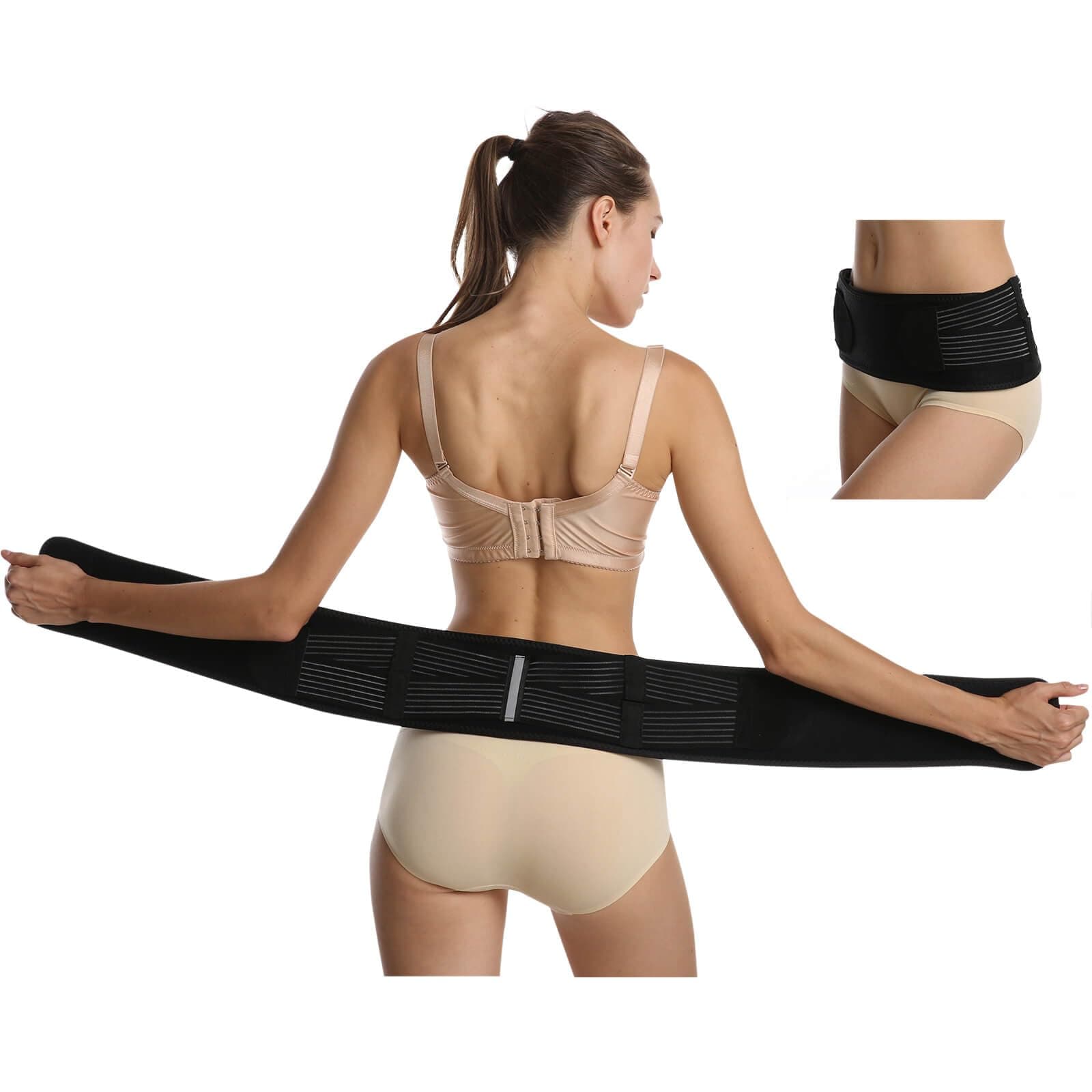SUNFATT Sacroiliac SI Joint Belt for Women,Hip Brace for Women and Men Pain Relief & Stabilization,Plus Size Lower Back Support for Sciatica,Pelvis,SI Joint & Hip Pain (Fits Hip 43"-57")