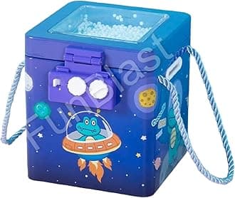 FunBlast Piggy Bank - Coin box for Boys, Money Bank with password, Piggy Bank for Kids, Money Box for Kids, Coin Box with Password, Space Theme Return gifts for kids, Best Return gifts for kids - Blue