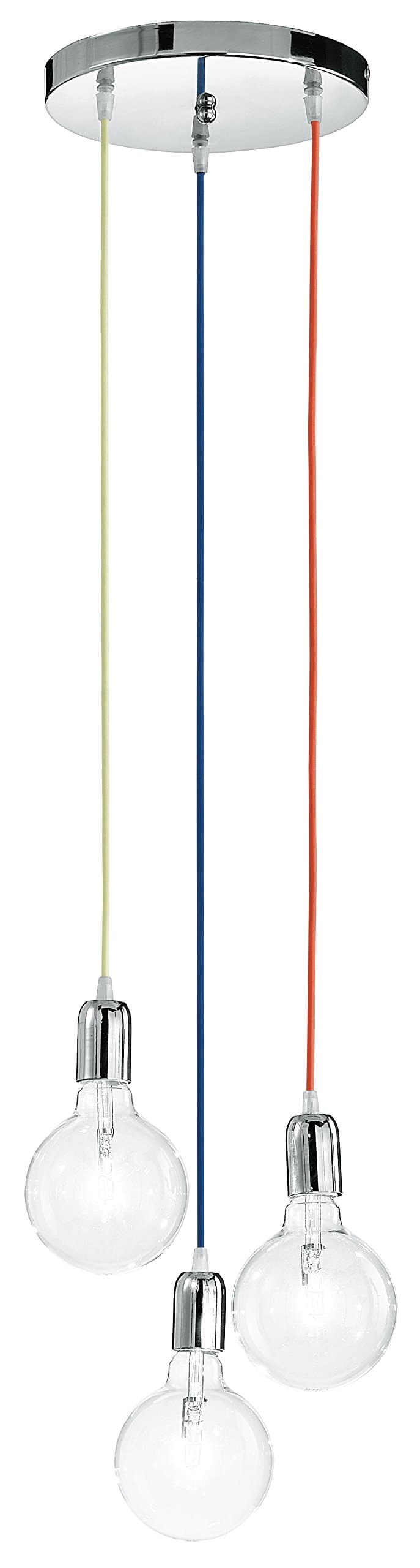 Eco Light MT3201905 A + +, Pendant Light, Chrome, 36 W, Multicoloured, 150 x 25 cm [Energy Class A++]