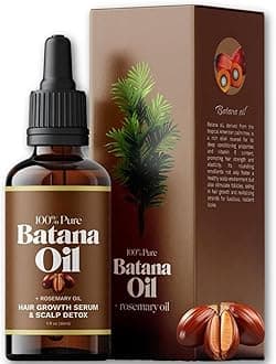 Batana Oil for Hair Growth, 100% Organic Batana Oil from Honduras with Rosemary, Enhances Hair & Skin Radiance Nourishment, Reduce Hair Loss, Batana Hair Oil for Women and Ma, 30ml / 1 Fl Oz (1)