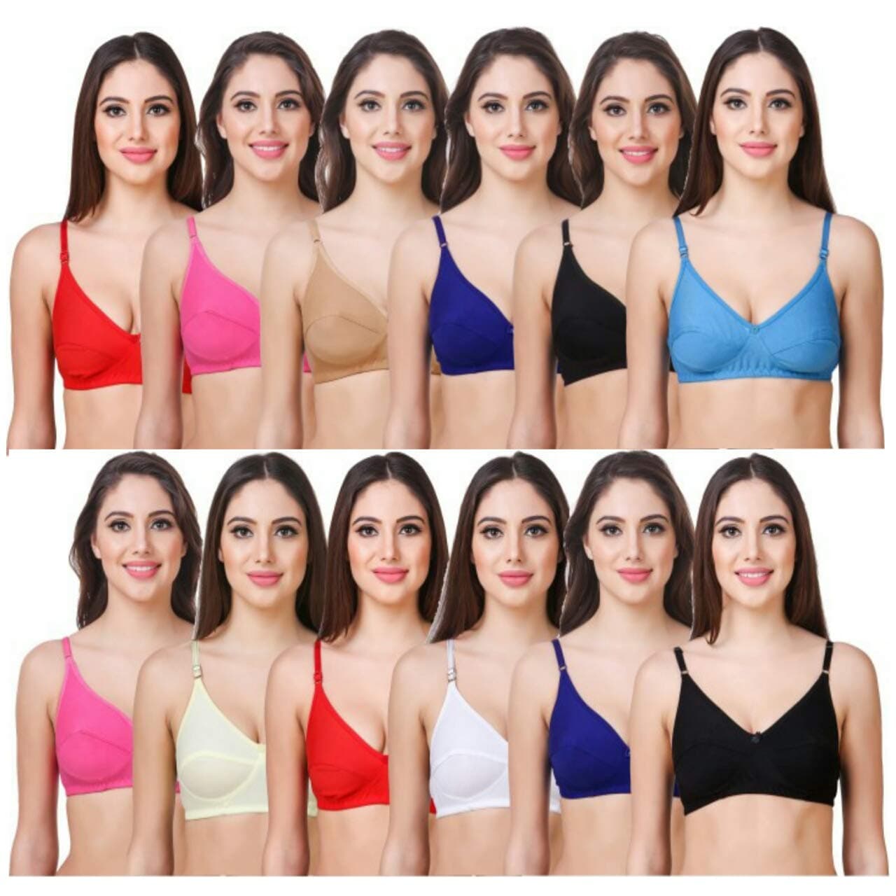 MAGNETWomen's Cotton Non-Padded Underwire Full-Coverage Bra (MAGNET®._Multicolour_28)