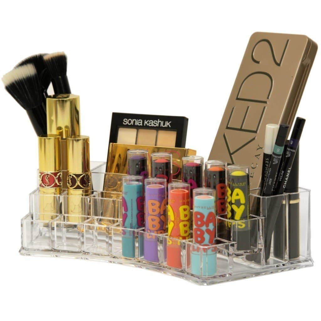 HomeFastCosmetic Organizer Curve Shape Makeup Organizer