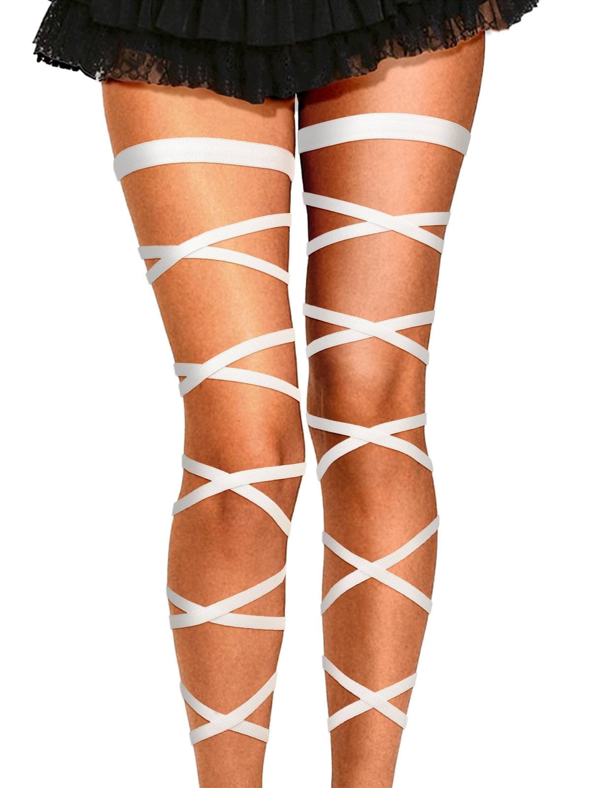 Rave Leg Wraps Elastic Garter Plus Size Leg Straps Dancing Music Festivals Coachella Outfits for Women