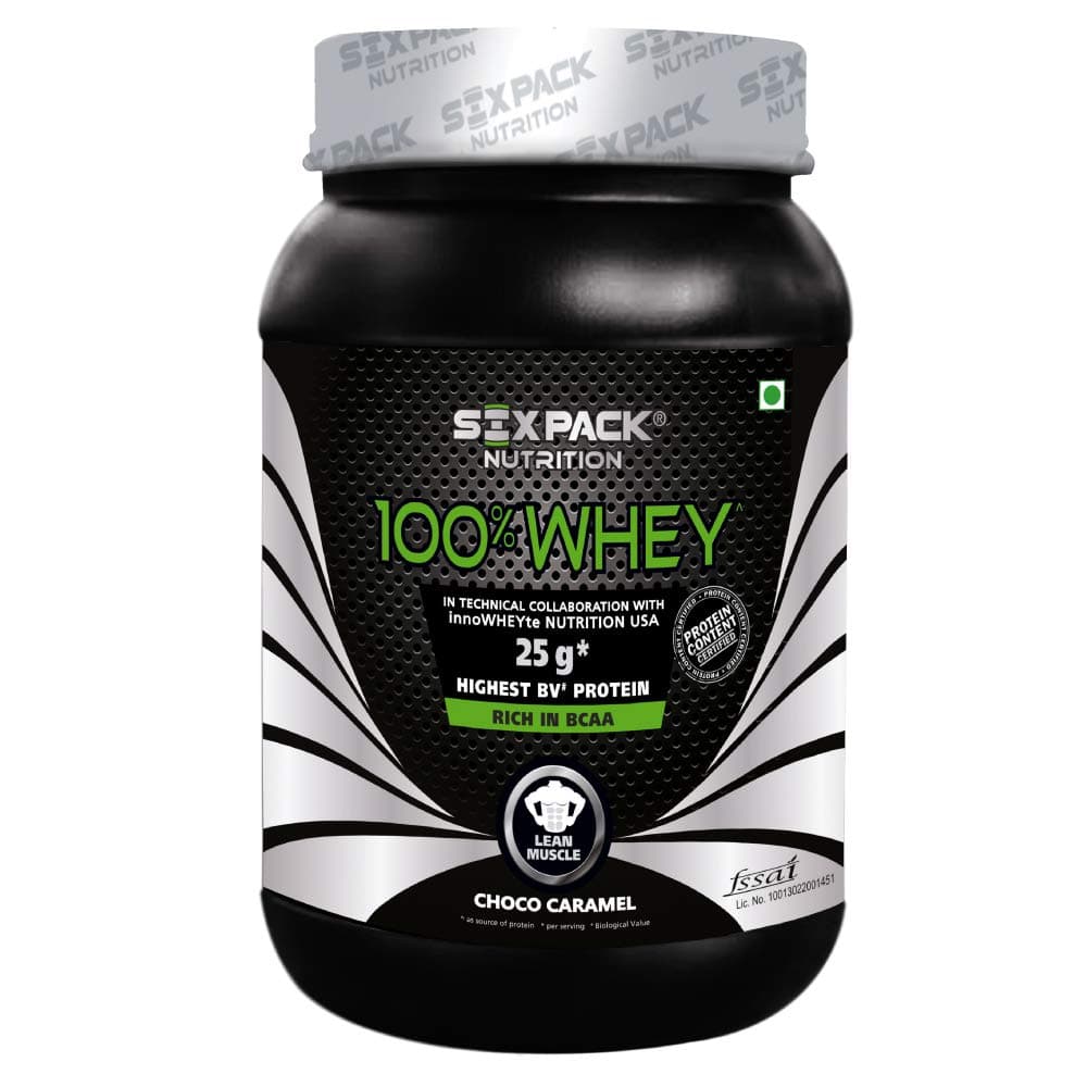 Six Pack Nutrition 100% Whey Protein - 1 kg (Choco