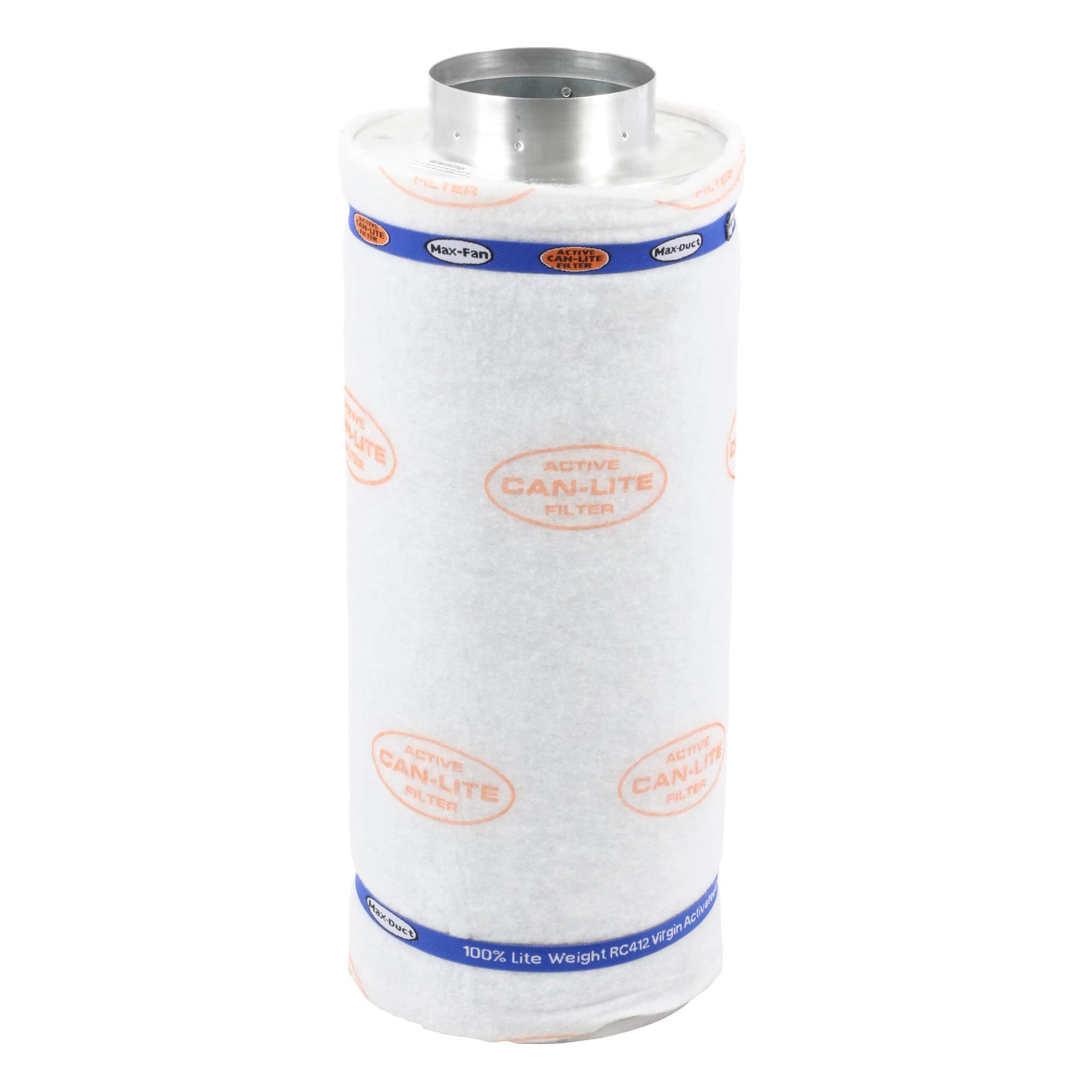 Can-Lite Active Carbon Filter 6-inch 600 CFM for odor control in grow tents and other hydroponic systems