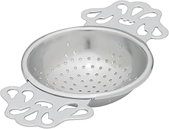 Premium Perforated English Tea Strainer - Japanese Stainless Steel Loose Tea Infuser, Universal Fit for Mugs and Cups, Perfect for Black Green Oolong Herbal Tea