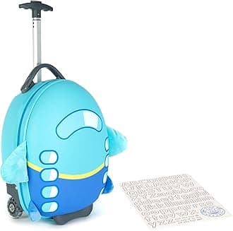 boppi - Children's Suitcase - Tiny Trekker Children's Trolley Suitcase - Boys & Girls Suitcase - Suitable as Cabin Luggage - 17 L
