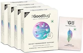 The Good Bug Metabolically Lean SuperGut Powder |Probiotics + L-Carnitine | Boosts Metabolism & Reduces Cravings | For Men & Women | 60 Days Pack