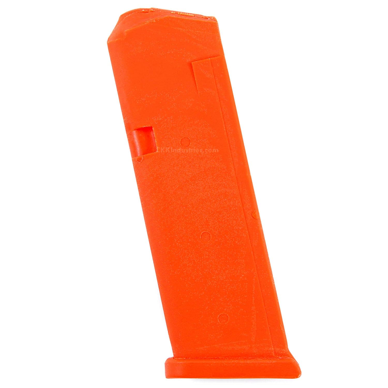 American Safety Trainers - (Compatible with Glock) - Non-Functional Solid Polymer Training Magazines - Blaze Orange - Made in U.S.A - Safe Practice Aide