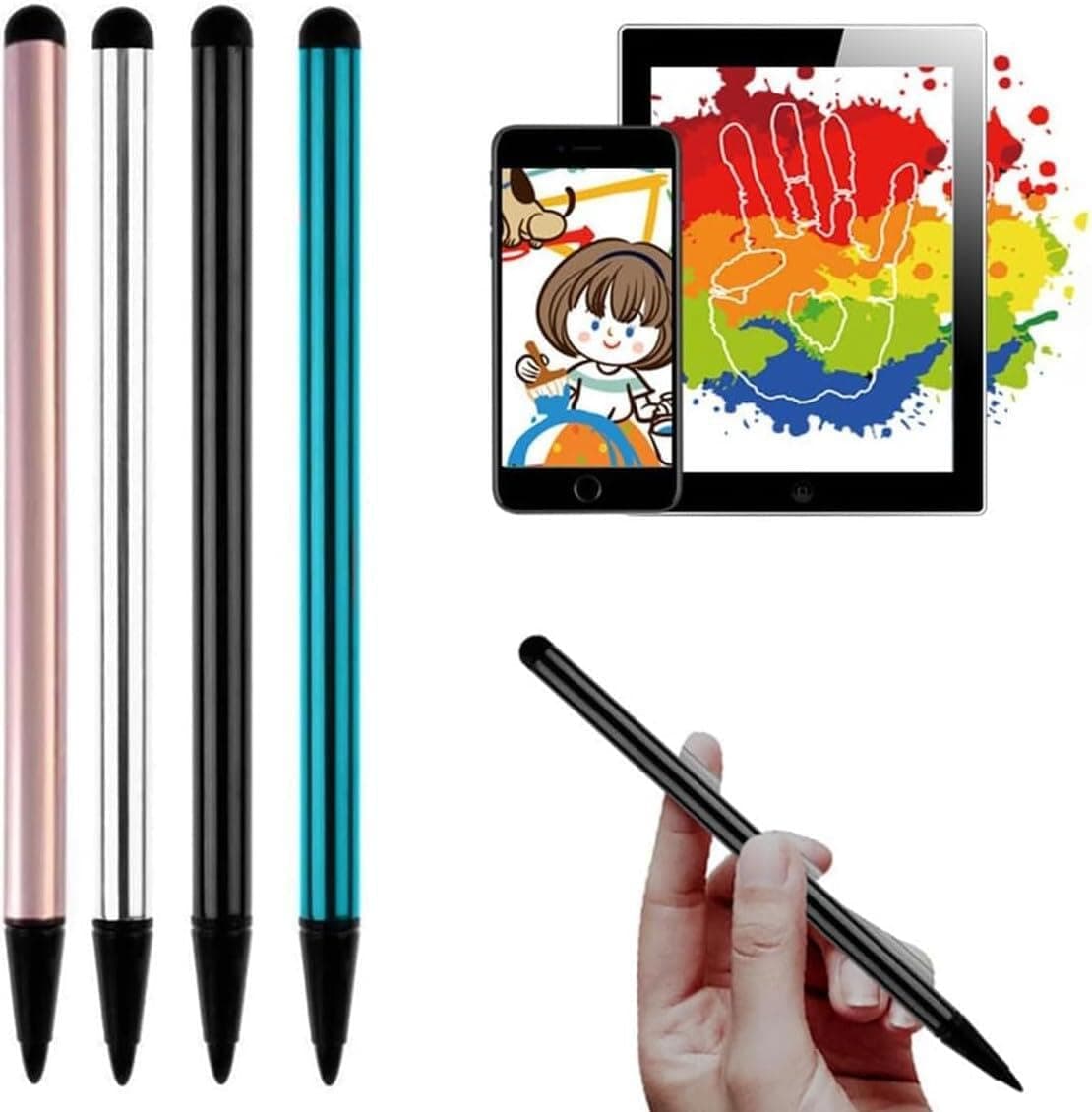 Stylus Pens for Touch Screens, Tablet & Mobile - 4 Pack
