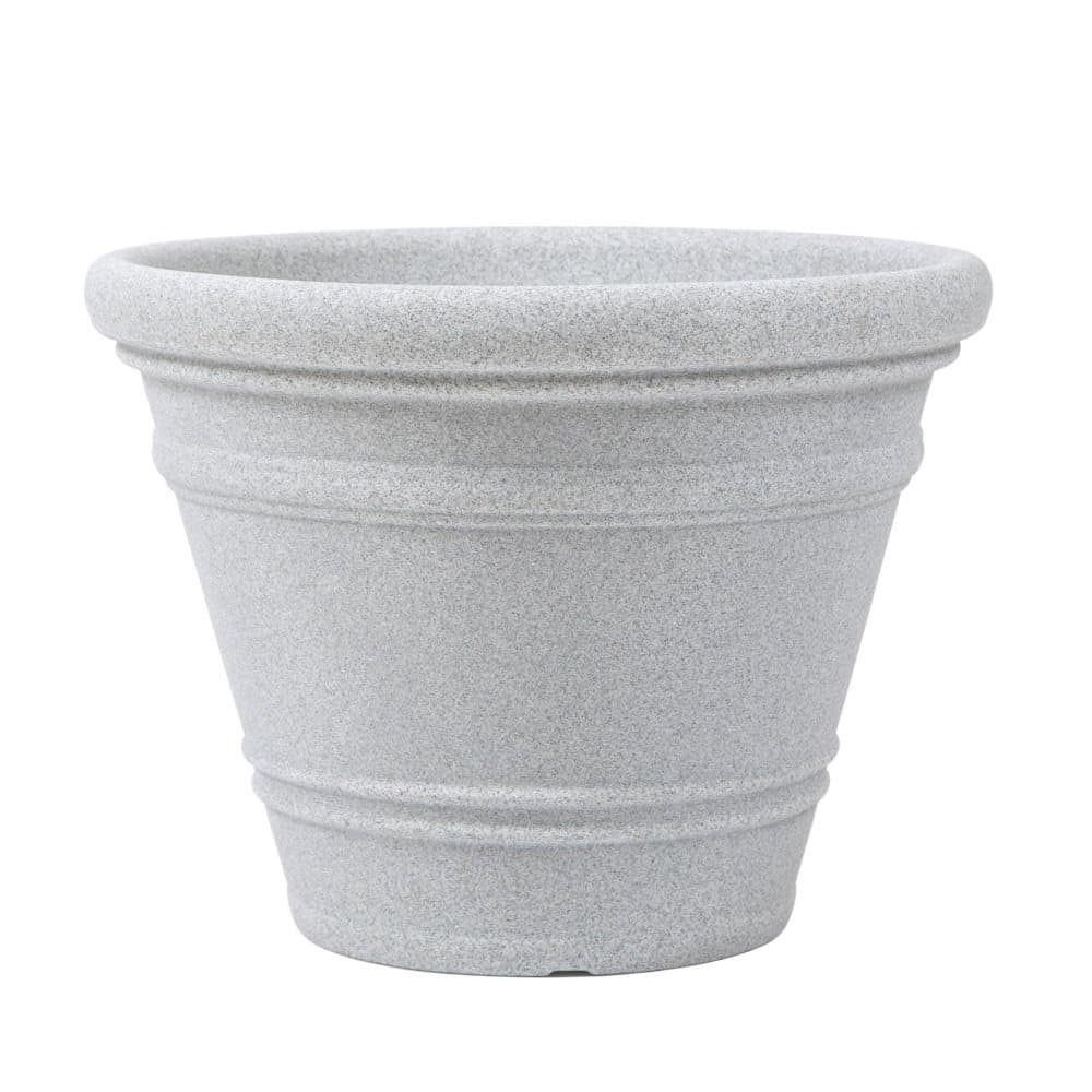 Resin Pienza Planter, Large, Carrara