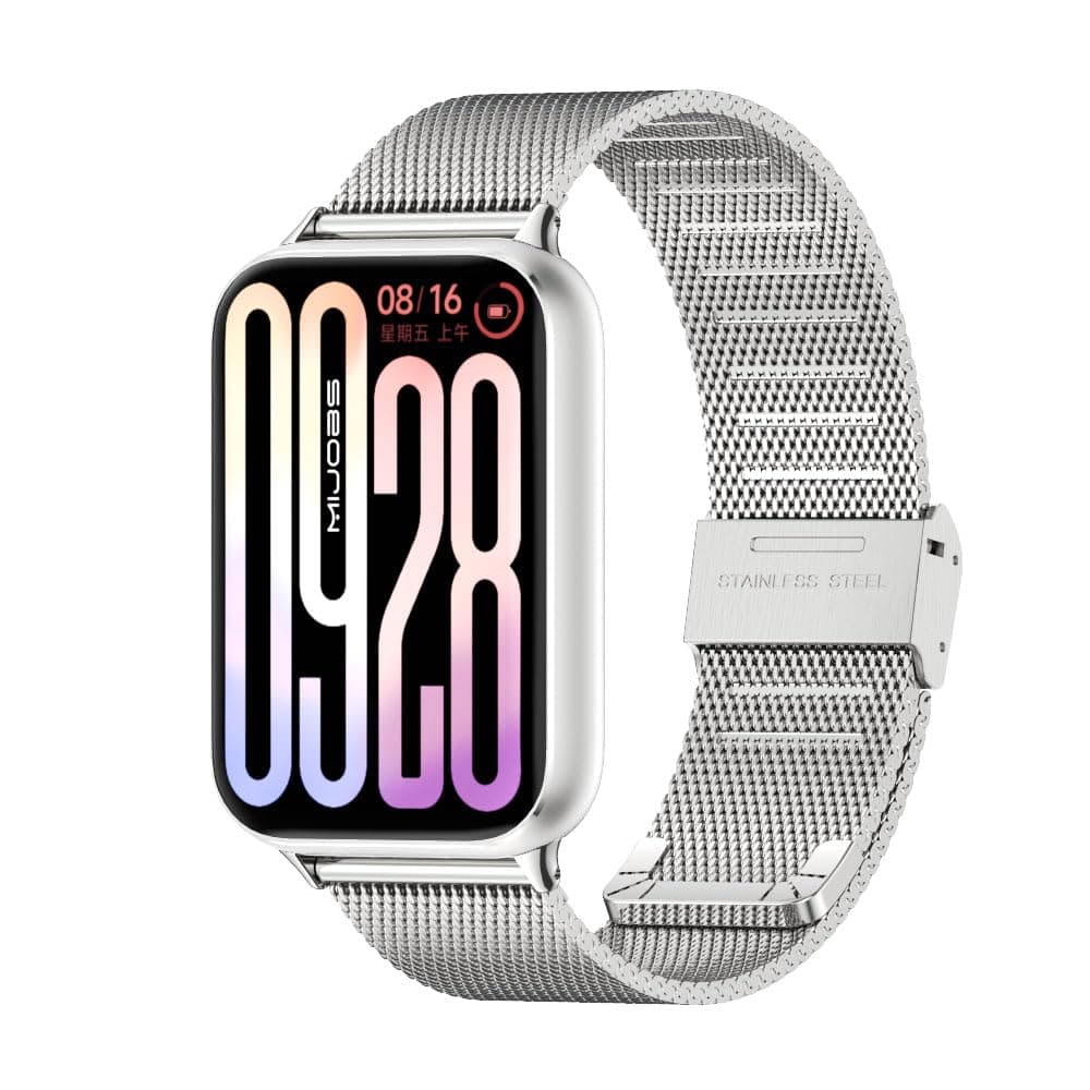 MIJOBS Redmi Watch 5/Xiaomi Smart Band 9 Pro Replacement Strap Metal Bands, Mi Band 8 Pro Adjustable Length Flexible Unisex wristband Compatible with Xiaomi Redmi Watch 4