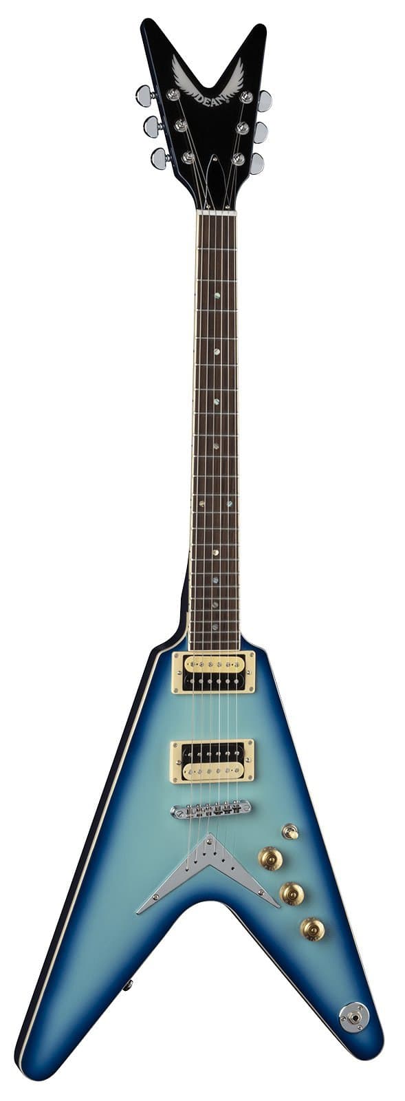 Dean V 79 Electric Guitar, Blue Burst