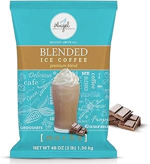 Blended Ice Coffee, Instant Frappe Powder Drink Mix, 3-Pound Bag, Mocha [34 Servings]