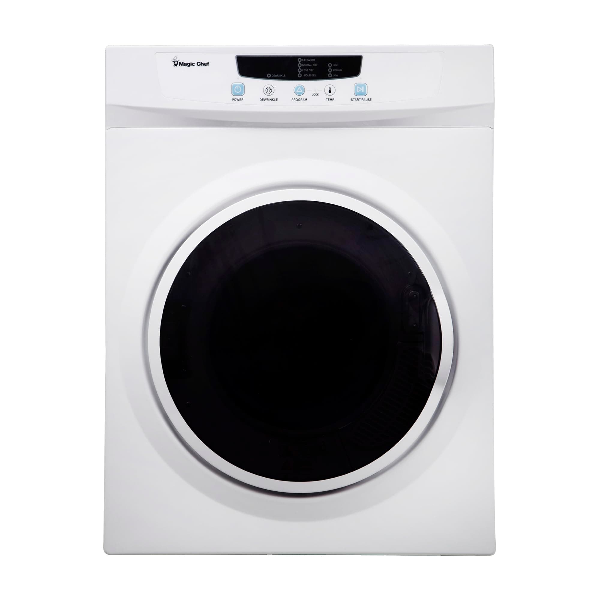 Compact 3.5 cu. ft. Electric Dryer in White