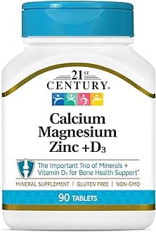 Cal Mag Zinc +D Tablets, 90 Count