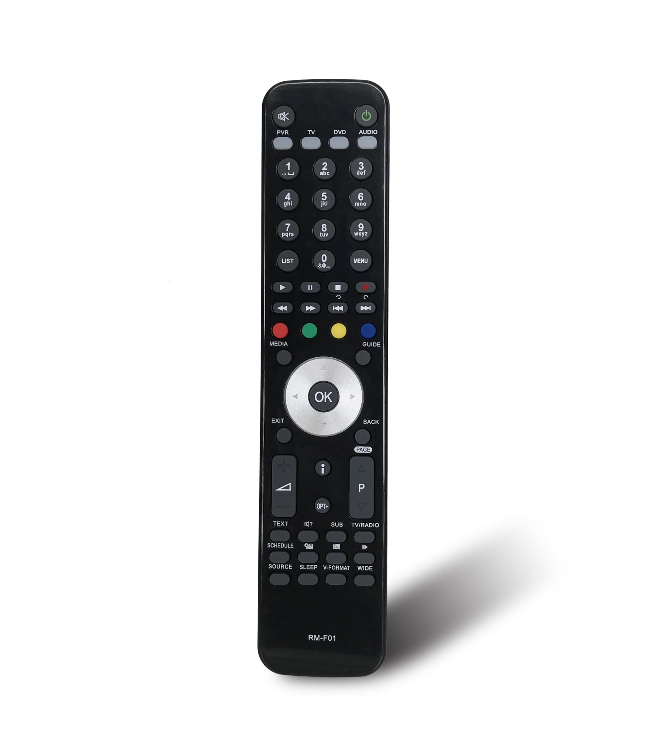 Replacement Remote Control RM-F01 for RM-F04 RM-E06 Humax Foxsat-HDR HDR-FOX-T2 HDR-500GB HDR-1TB HDR-320GB HD-FOX-T2 Freesat Recorder