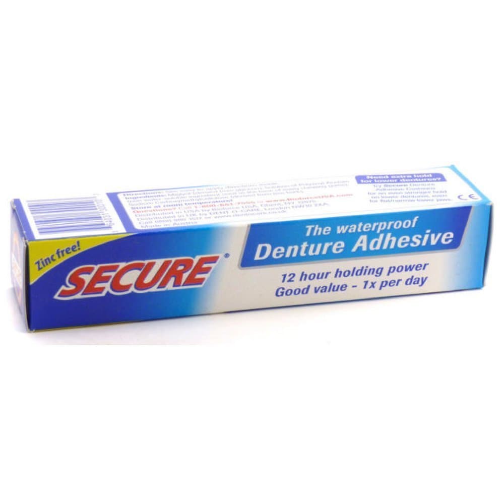 Pack of 6 x SECURE Denture Adhesive - 1.4 oz