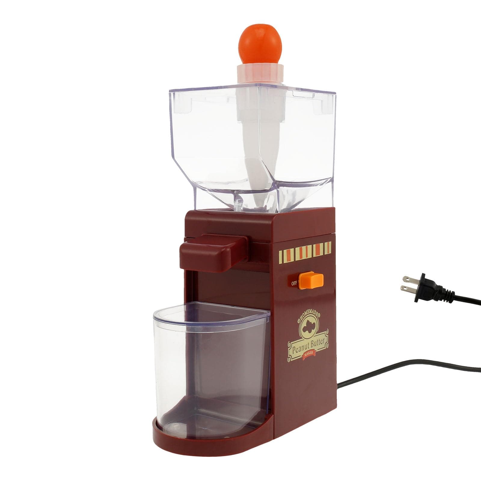 Peanut Butter Machine Maker, Sauce Nut Grinder, Electric Peanut Grinder with Non-Slip Base, Versatile Kitchens Butter Machine, Peanut Butter Maker Nut Grinder for Kitchens