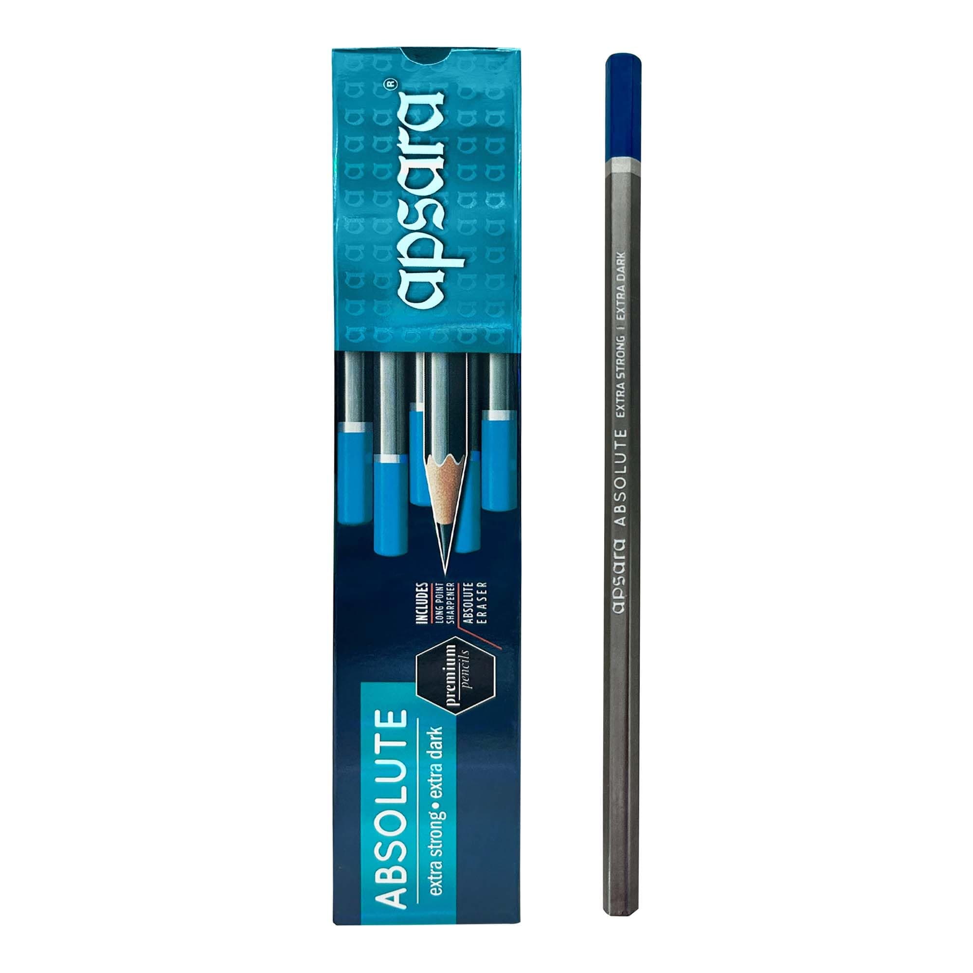 Apsara Absolute Extra Dark Pencils - Pack of 10