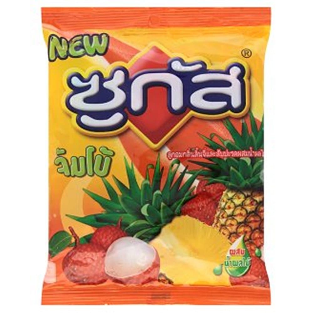 SugusJumbo Mixed Juice Pineapple and Lychee Flavoured Candy 105g