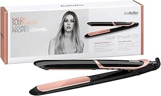 Shimmer Hair Straightener, Fast Heat-up With Tourmaline-ceramic Coated Plates, 6 Digital Heat Settings 140°C - 235°C, Ionic Frizz Control & Auto Shut Off, ST391SDE (Black)
