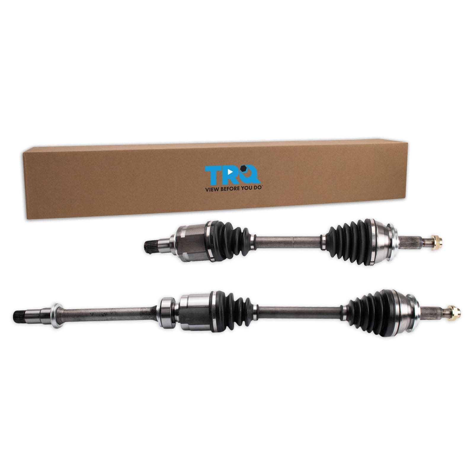 TRQ Front CV Axle Shaft Assembly Set Driver & Passenger Side Compatible with 2013-2018 Toyota RAV4