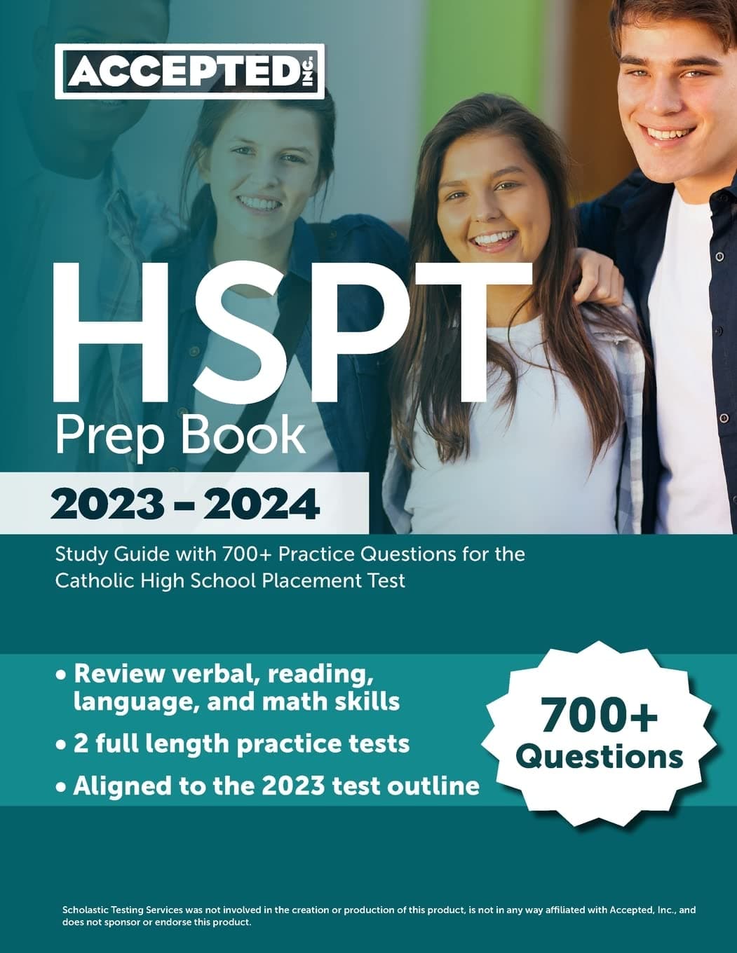 Jonathan CoxHSPT Prep Book 2023-2024: Study Guide with 700+ Practice Questions for the Catholic High School Placement Test