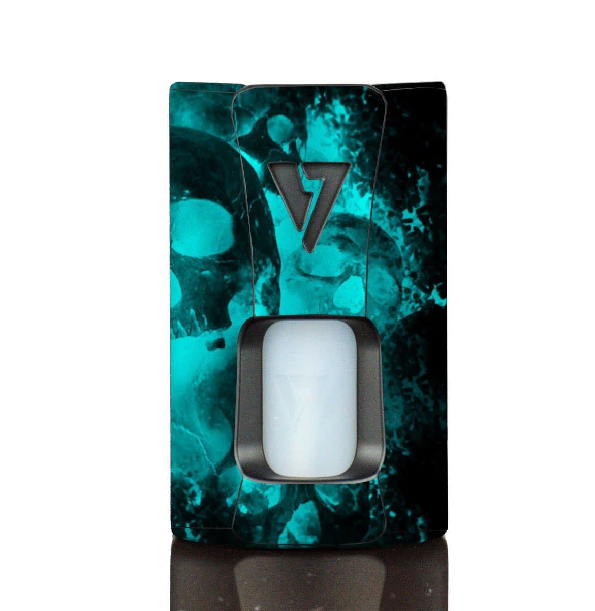 Wrap For Desire Design Tech OHM Boy Rage Squonk Skin Skins Blue Skulls 01 Vinyl Decal Sticker