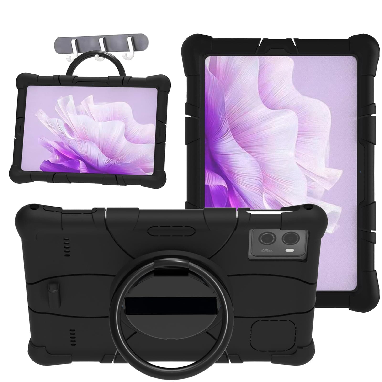 Silicone Case for MEIZE D115/ZZB CP20/ZONKO D115/FEONAL 10.1/BYYBUO SmartPad A10_L Case (Black)