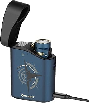 OLIGHT Baton4 Premium Edition EDC Flashlights 1300 Lumens with Type-C Charging Box, Powered by Rechargeable Battery, Small Bright Light IPX8 Waterproof for Emergencies, Outdoors (Guidance)