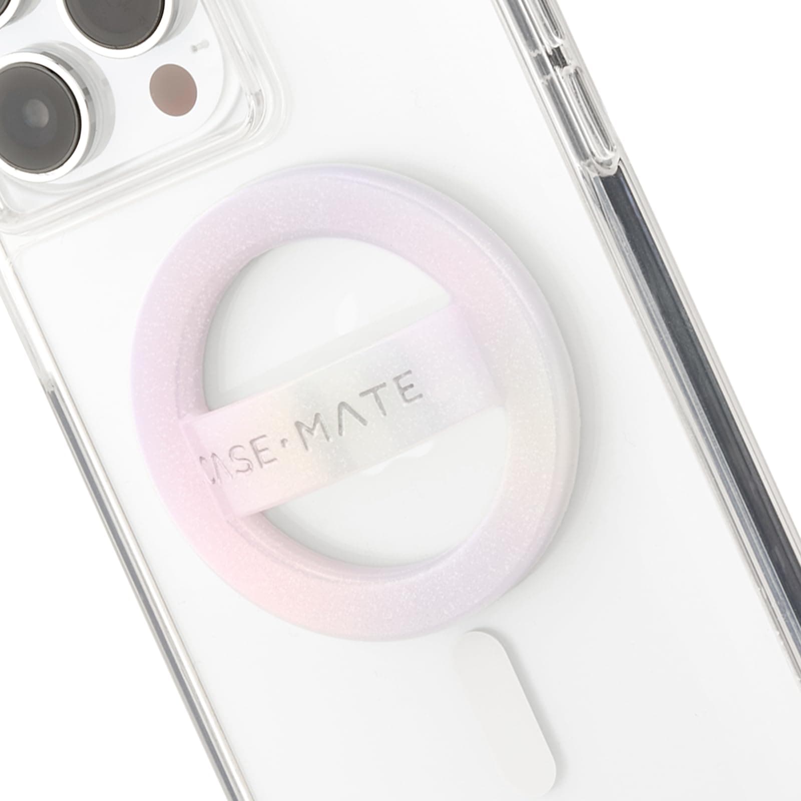 Case-Mate Magnetic Phone Grip [Loop Grip] - Removable Magnetic Phone Grip Holder Ring for Hand - Ultra Thin Collapsible MagSafe Phone Grip for iPhone 15 Pro Max/ 14 Pro Max/ 13 Pro Max - Soap Bubble